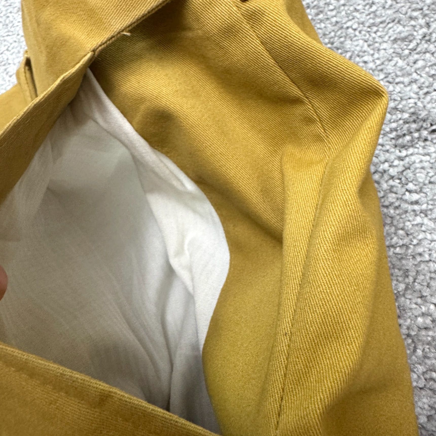Vintage Peter Christian Cotton Chino Pants 36x28 Mustard Yellow Straight Leg Slacks Mens Size US 36 / EU 52 - 4 Thumbnail