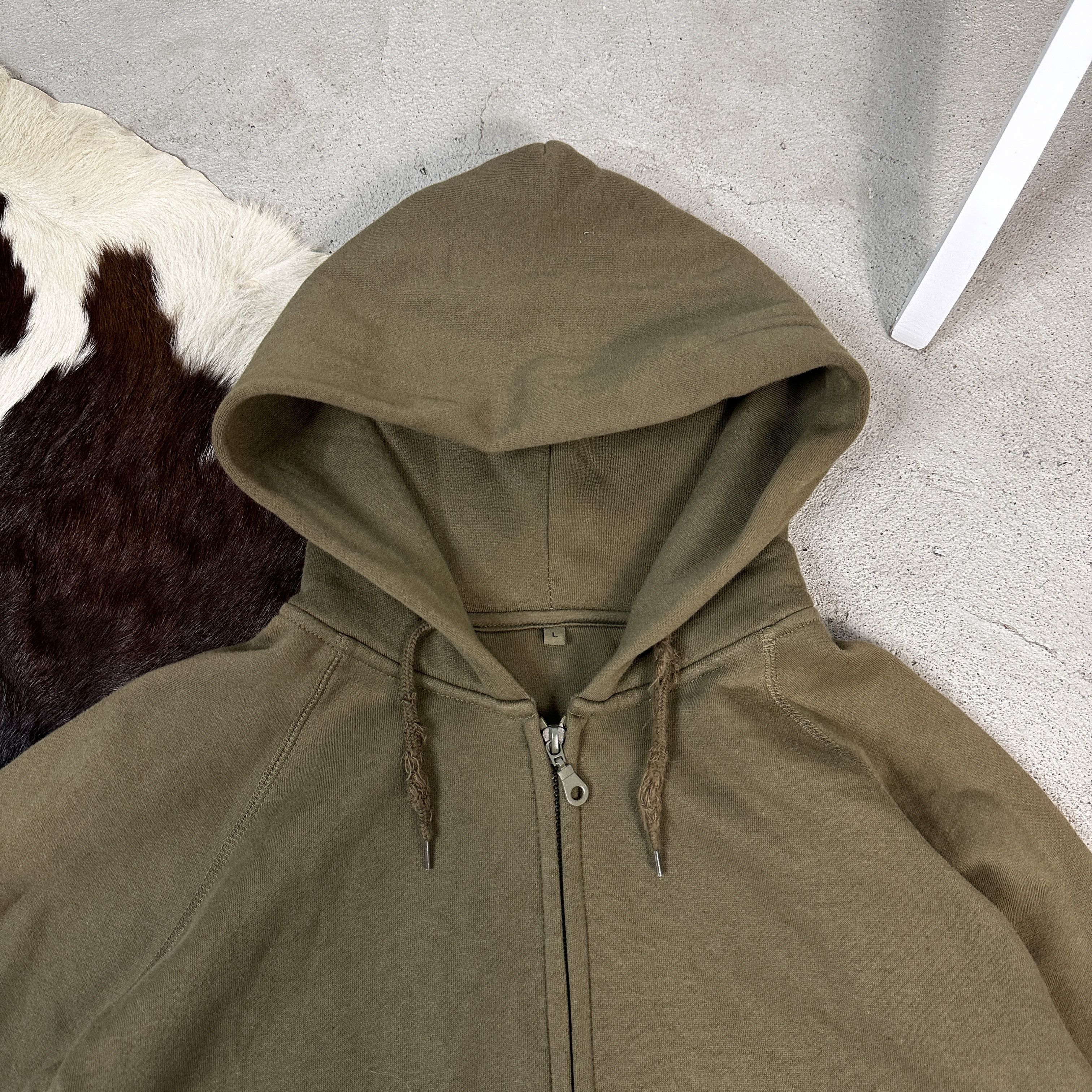 Vintage Vintage Zip Army Sweatshirt Size US S / EU 44-46 / 1 - 5 Thumbnail