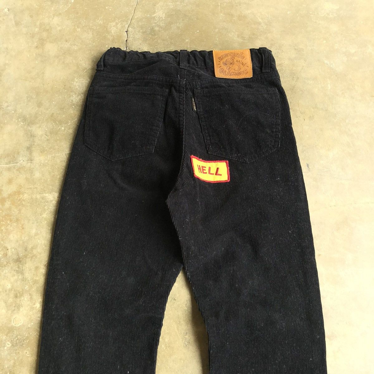 Hysteric Glamour FOR KIDS‼️Vintage Hysteric Glamour Mini Corduroy Pants Black Size US 26 / EU 42 - 10 Thumbnail
