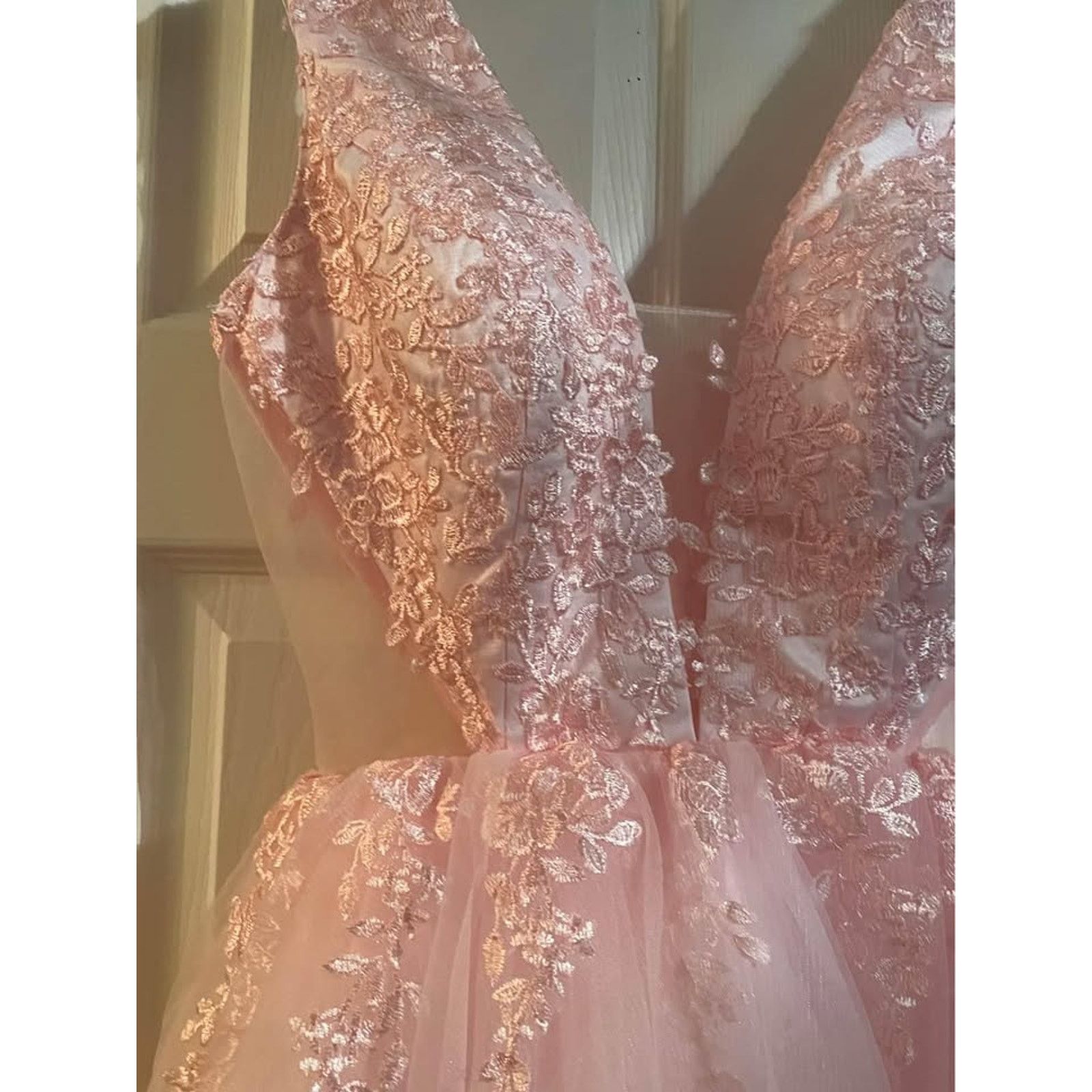 Unknown London WICKED GLINDA Pretty Pink Short Puffy Dress Size XS / US 0-2 / IT 36-38 - 3 Thumbnail