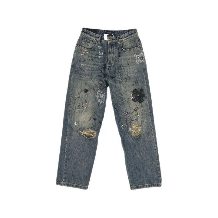 Balenciaga Balenciaga Summer 23' Graffiti Jeans | Grailed