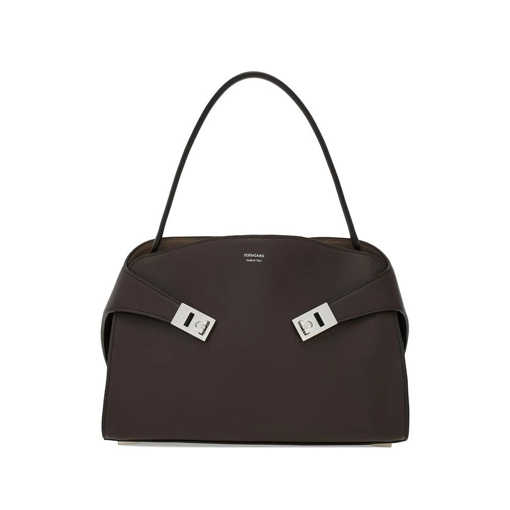 Salvatore Ferragamo Ferragamo BROWN Shoulder Bags Size ONE SIZE - 1 Thumbnail