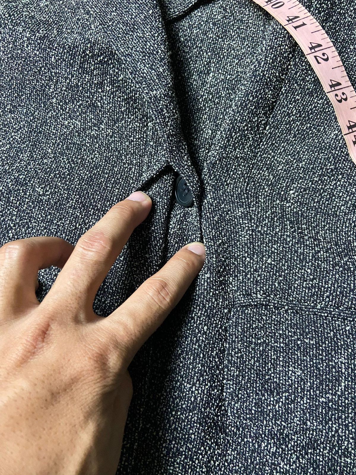 Japanese Brand Vintage Max Mara Wool Blend Hidden Button Blazer (157) Size US XXS / EU 40 - 8 Thumbnail