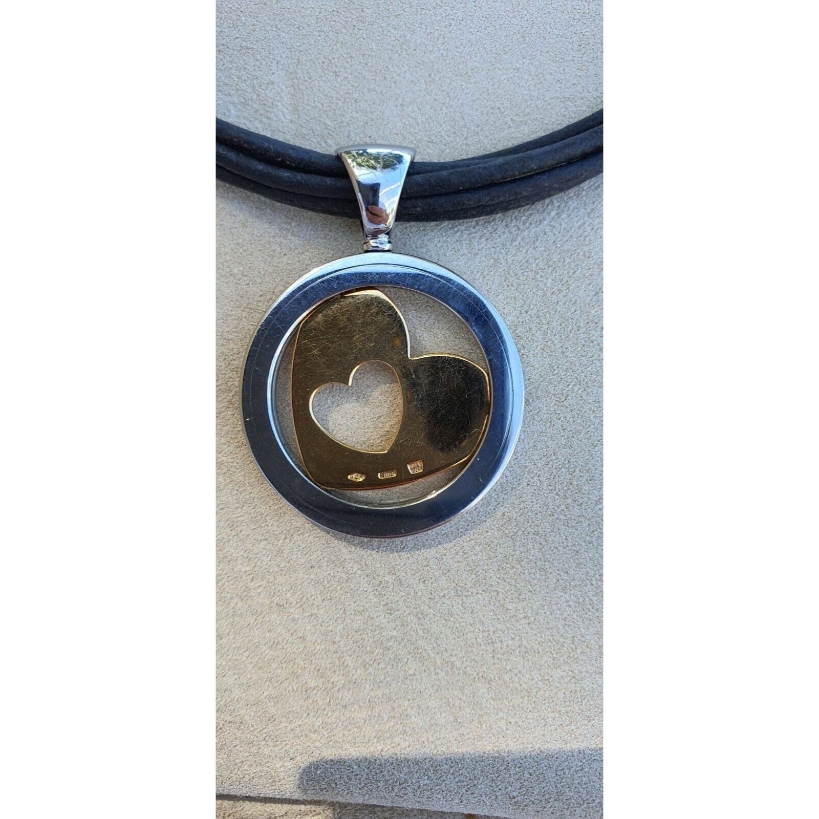 Bvlgari Bvlgari Tindo Gold Heart Pendant Necklace Stamped Hallmark I Size ONE SIZE - 2 Thumbnail