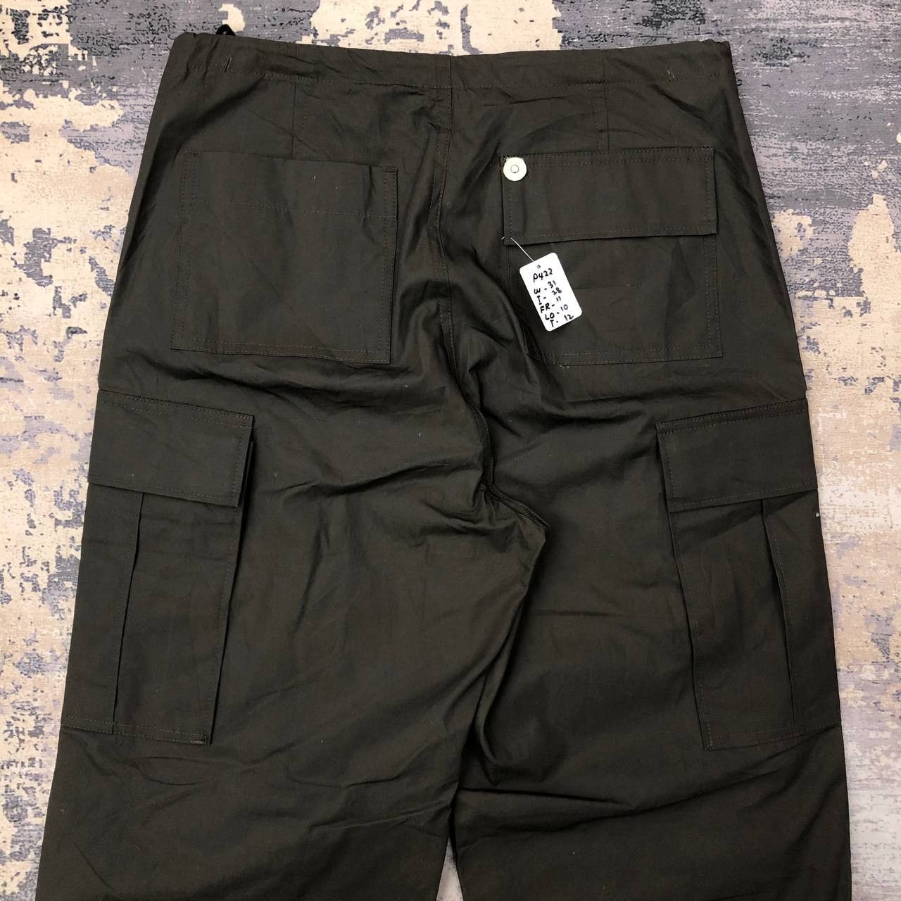 Japanese Brand P422 NWT JAPAN MADE HOW TO LIVE CARGO BAGGY PANTS Size US 31 - 3 Thumbnail