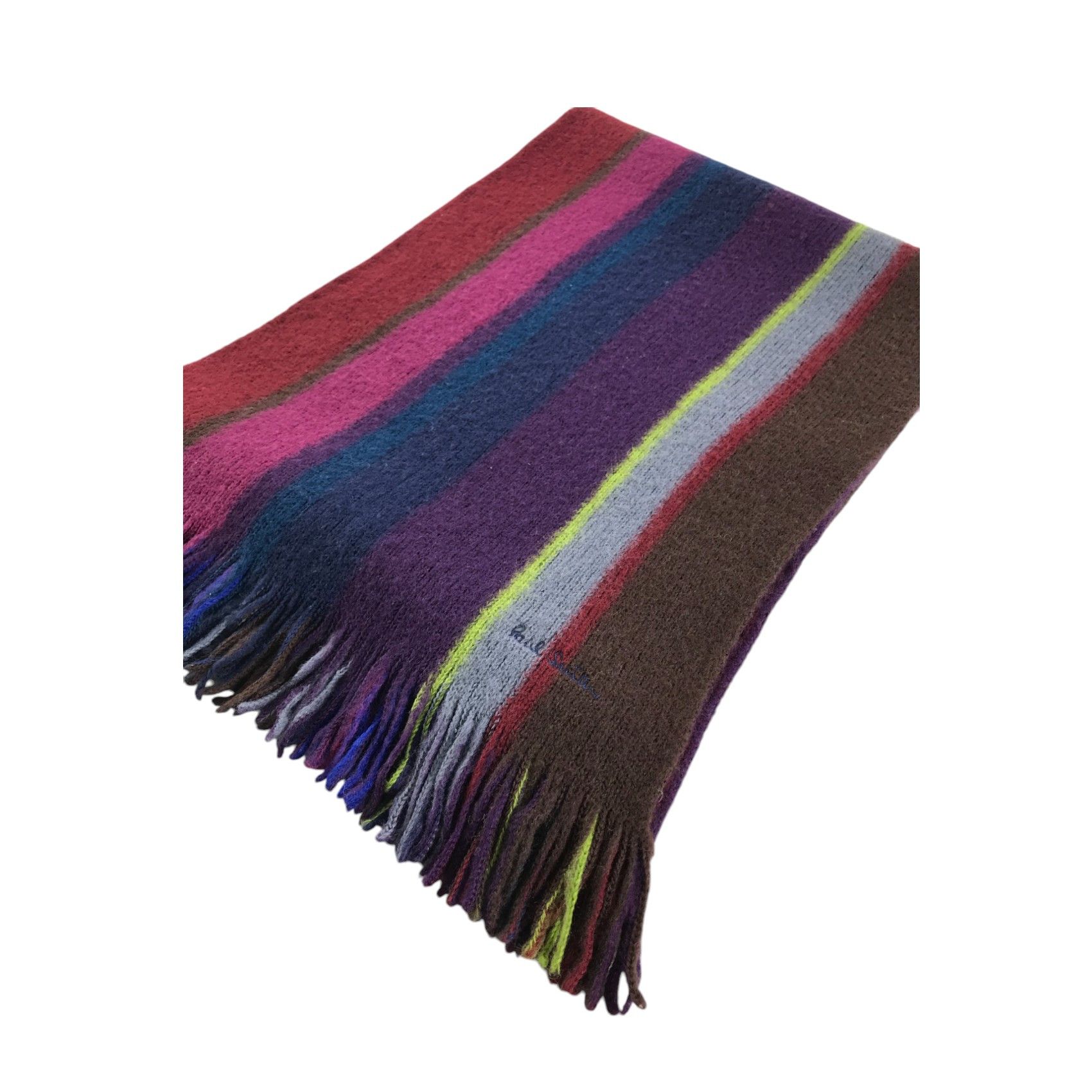 Paul Smith × Vintage Paul Smith Scarf / Muffler / Neckwear - WW2858 Size ONE SIZE - 3 Thumbnail