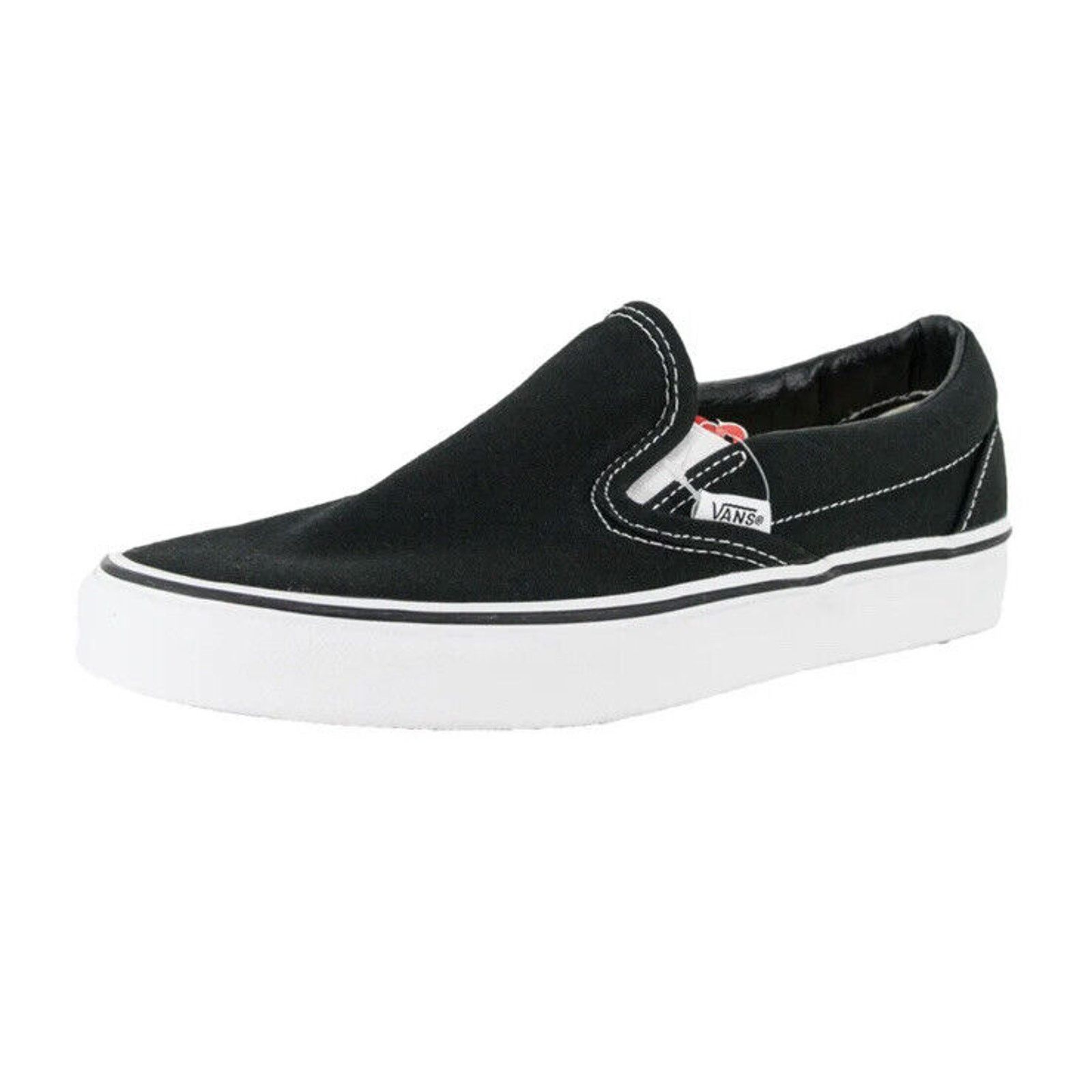 Vans Vans Classic Men 8 Womens 9.5 Black Canvas Skateboard Shoes Size US 8 / EU 41 - 1 Thumbnail
