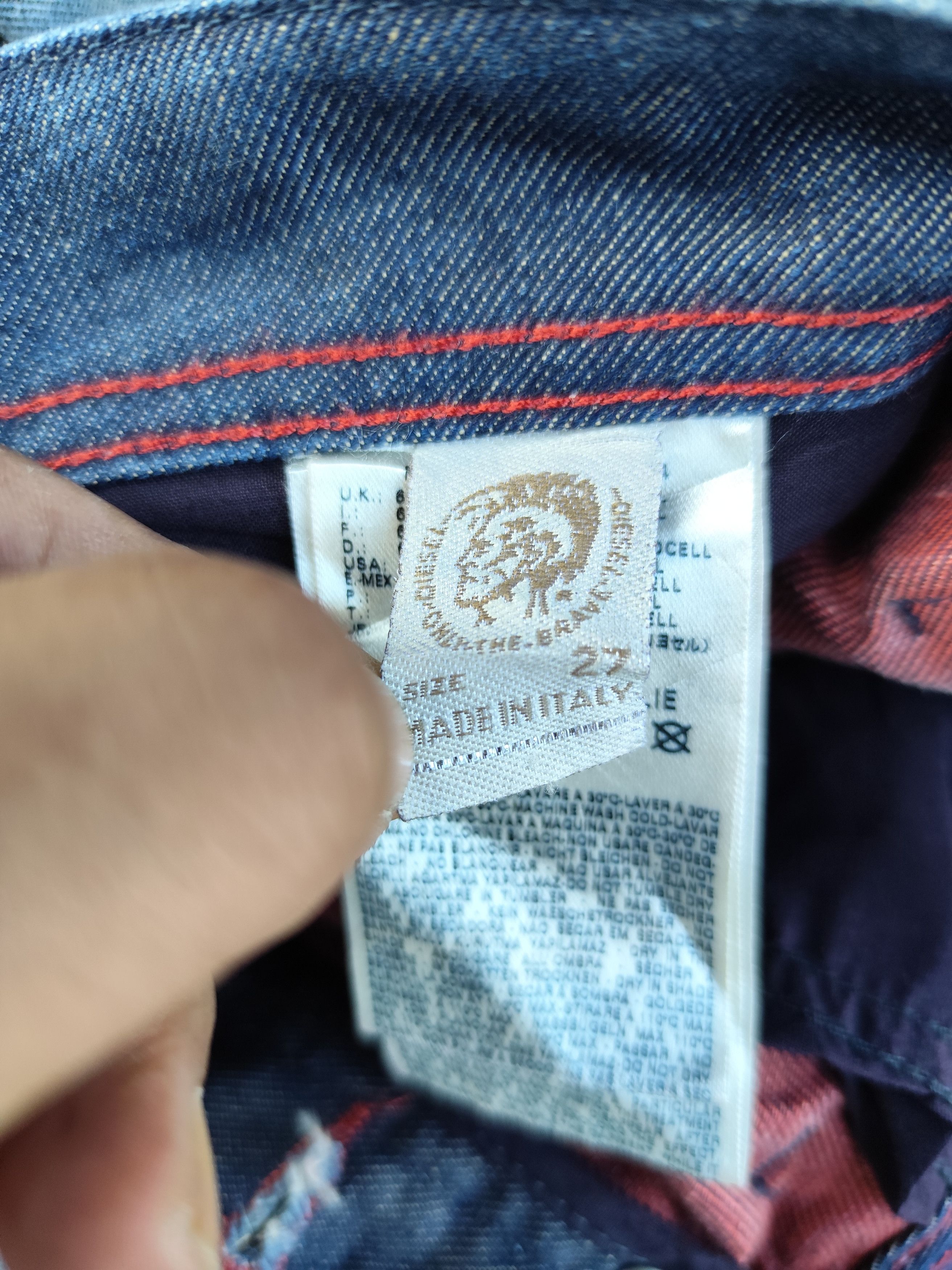 Diesel × Diesel Black Gold × Vintage Diesel jeans distressed Size US 30 / EU 46 - 10 Thumbnail