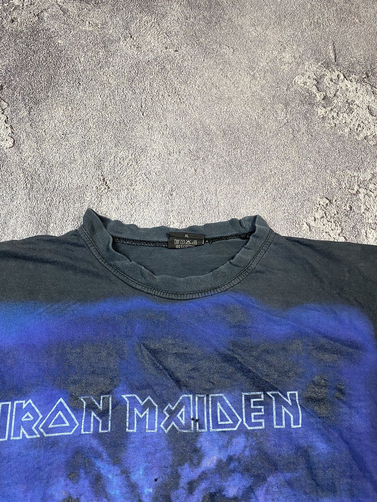 Band Tees Vintage Iron Maiden Brave New World Distressed Band Tee Y2K Size US L / EU 52-54 / 3 - 4 Thumbnail