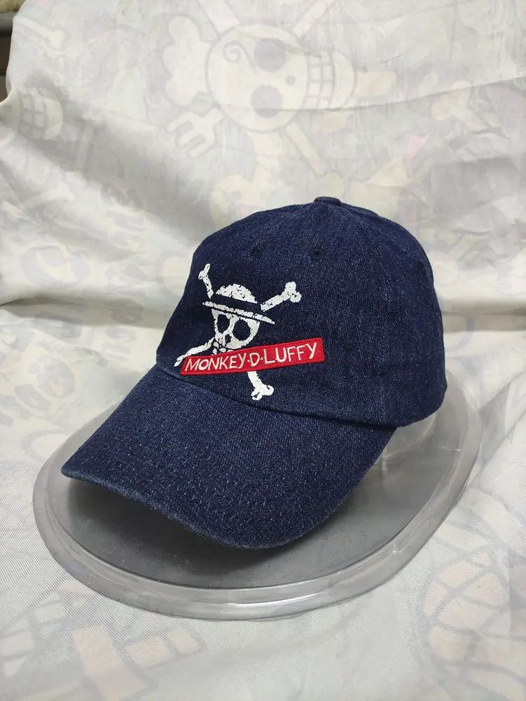 One Piece ANIME ONE PIECE BIG LOGO UNIVERSAL STUDIOS DENIM CAP Size ONE SIZE - 10 Thumbnail