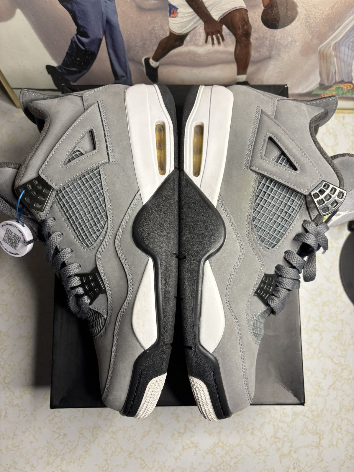 Jordan Brand Jordan Retro 4 ‘cool grey’ Size US 12 / EU 45 - 4 Thumbnail