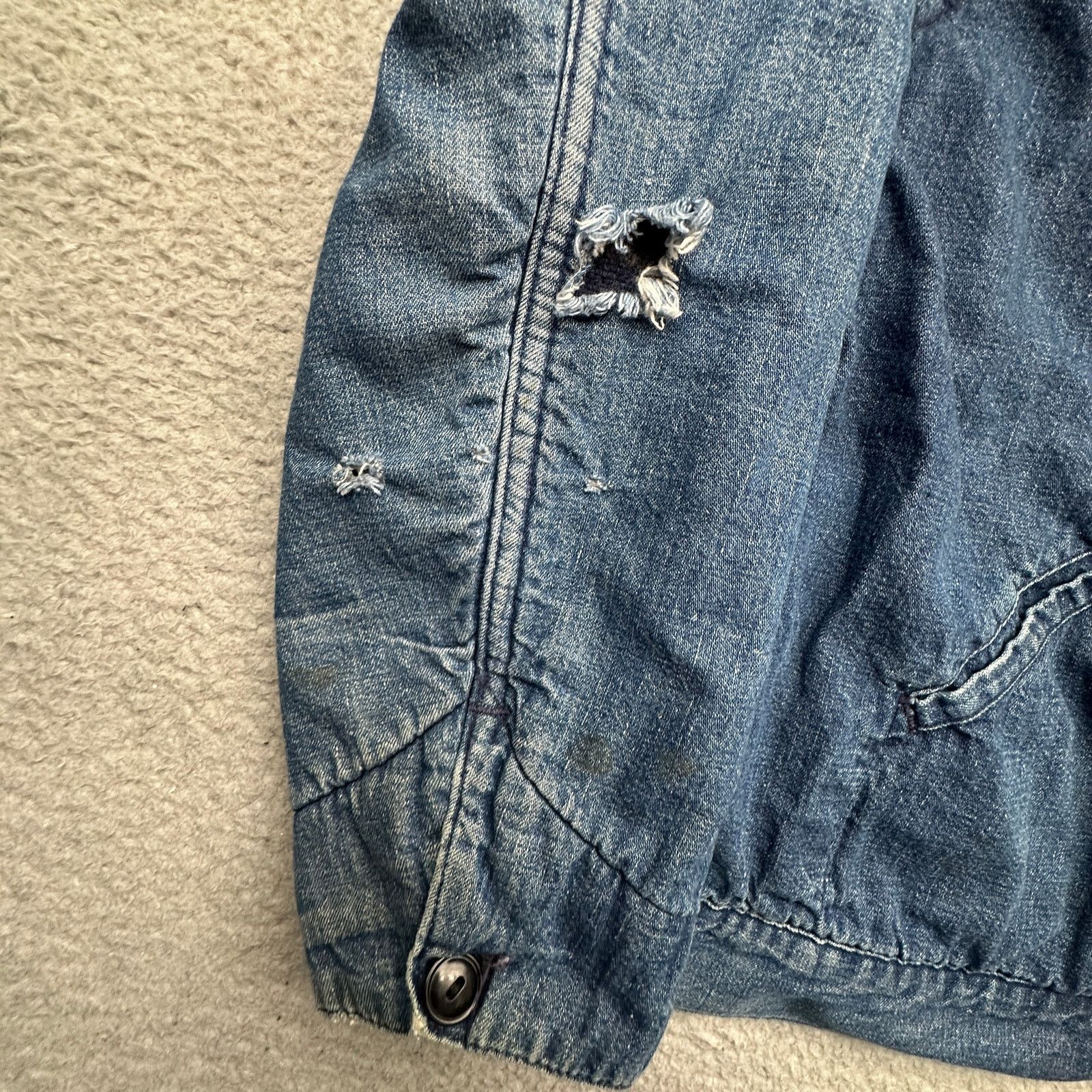 Other VTG 50s 60s Wards Power House Montgomery Denim Jacket Small Size US S / EU 44-46 / 1 - 16 Thumbnail