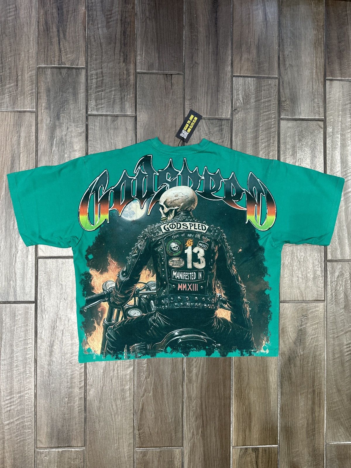 Godspeed GODSPEED BIKER NATION TEE SHAMROCK GREEN Size US L / EU 52-54 / 3 - 2 Thumbnail