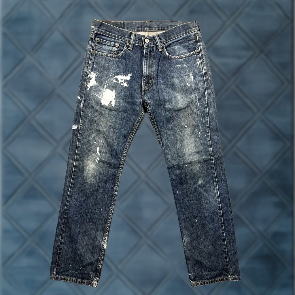 Levi's VINTAGE Levi's 505 Jeans Mens Regular Straight Distressed 31x32 Blue Denim USA 90s Grunge, Workwear, Grunge, USA Mens Size US 31 - 1 Thumbnail