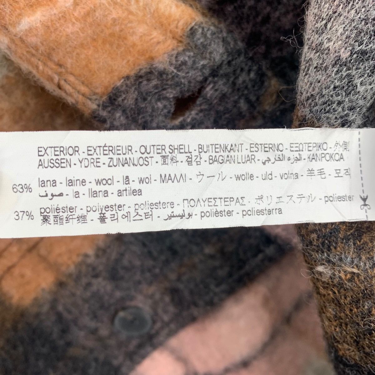 Zara ZARA Casualwear Designer Checkered Wool Crop Sweater Jacket Size L / US 10 / IT 46 - 11 Thumbnail