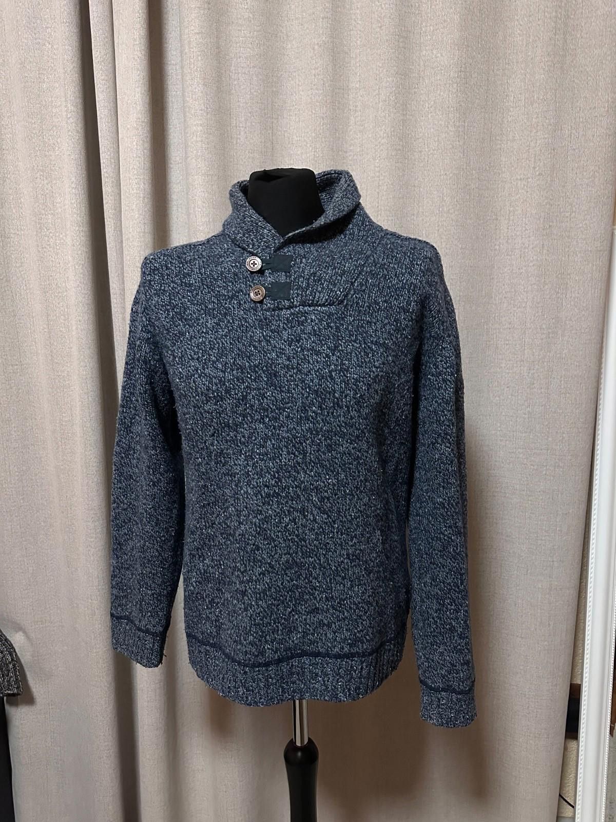 Fjallraven Fjallraven Lada Shawl Sweater Dark Navy Sz L Size US L / EU 52-54 / 3 - 1 Thumbnail