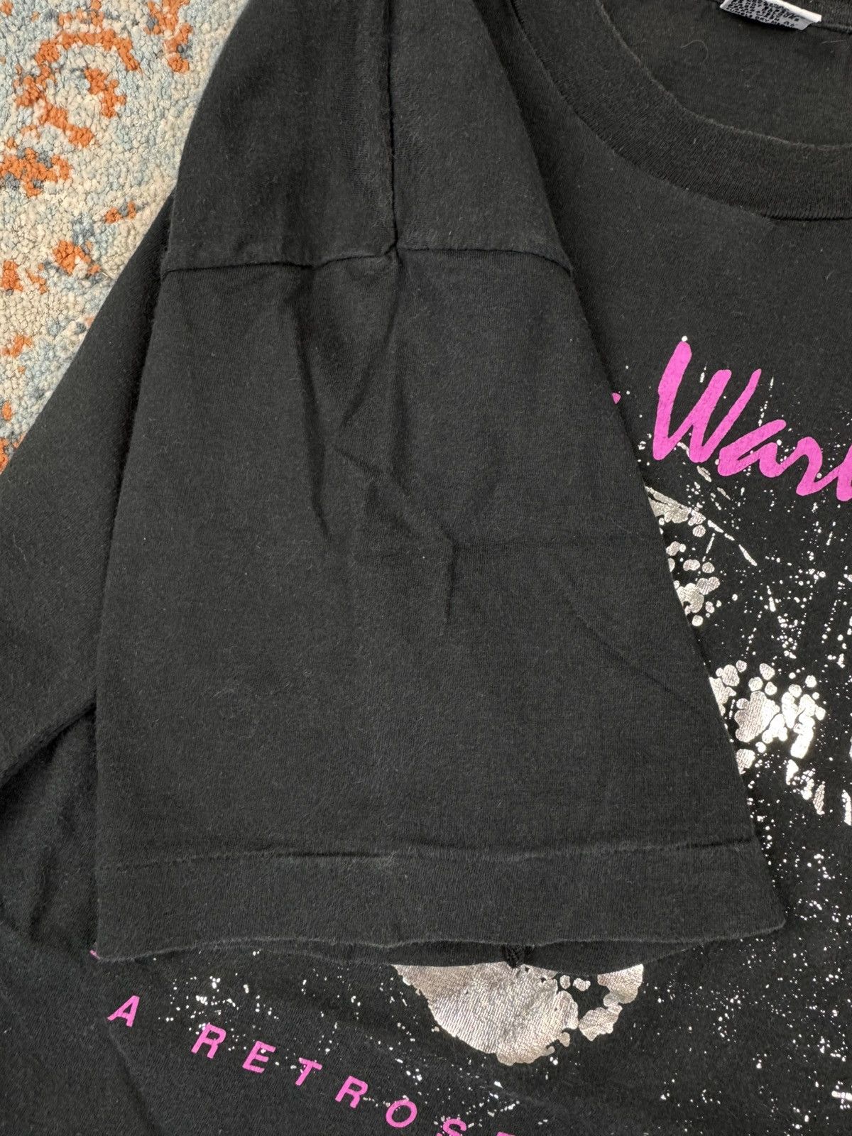 Andy Warhol × Vintage Rare Vintage 1989 Andy Warhol a retrospective graphic tee Size US XL / EU 56 / 4 - 11 Thumbnail