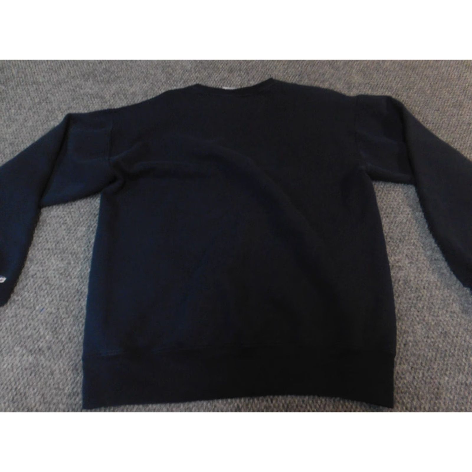 Champion Champion Mens Sweater Crewneck Pullover Medium M Blue Covington Georgia Front Back Discolorations in Good Condition Size US M / EU 48-50 / 2 - 6 Thumbnail