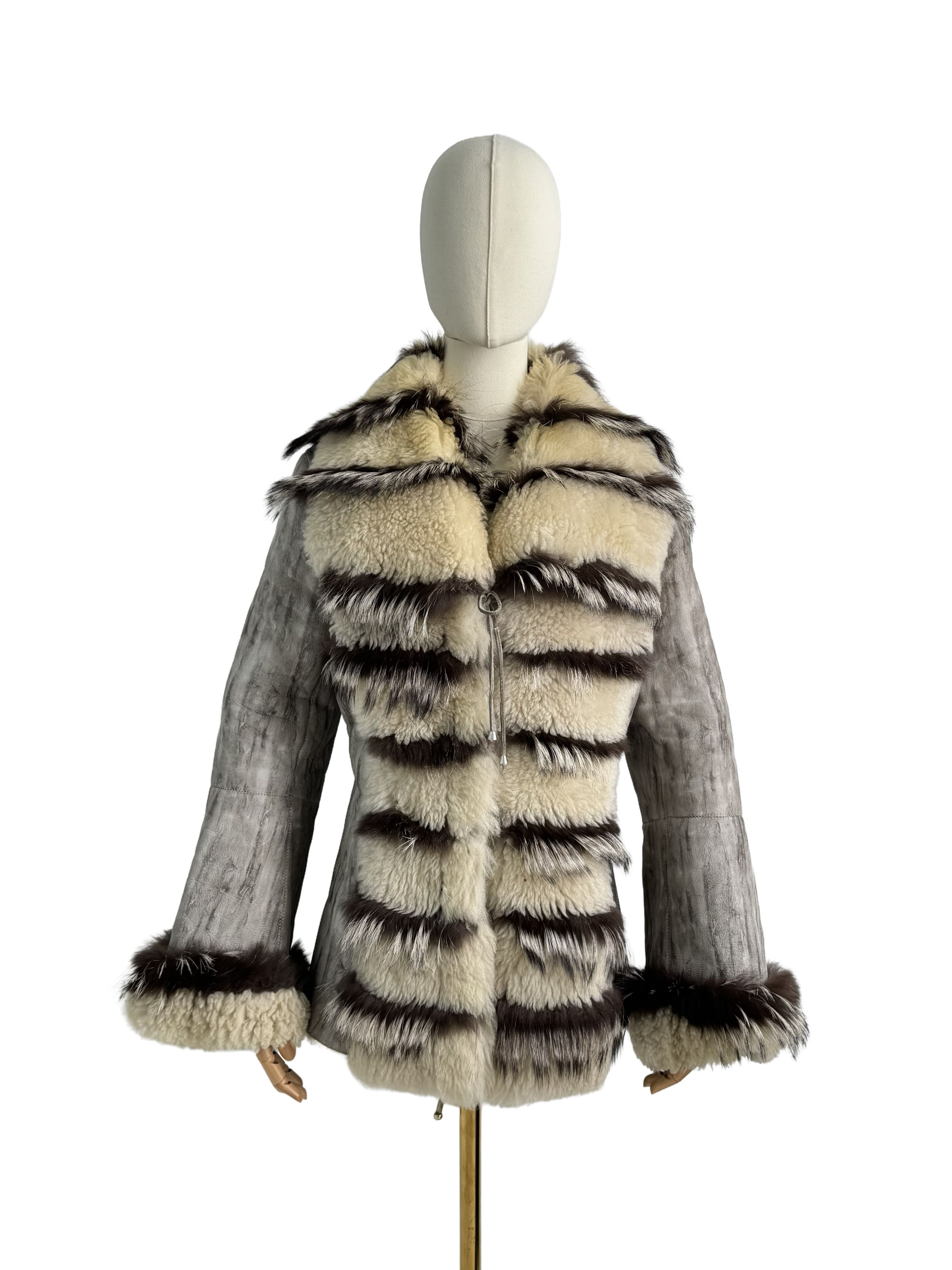 Vintage Vintage Real Sheepskin Coat Size M / US 6-8 / IT 42-44 - 2 Thumbnail