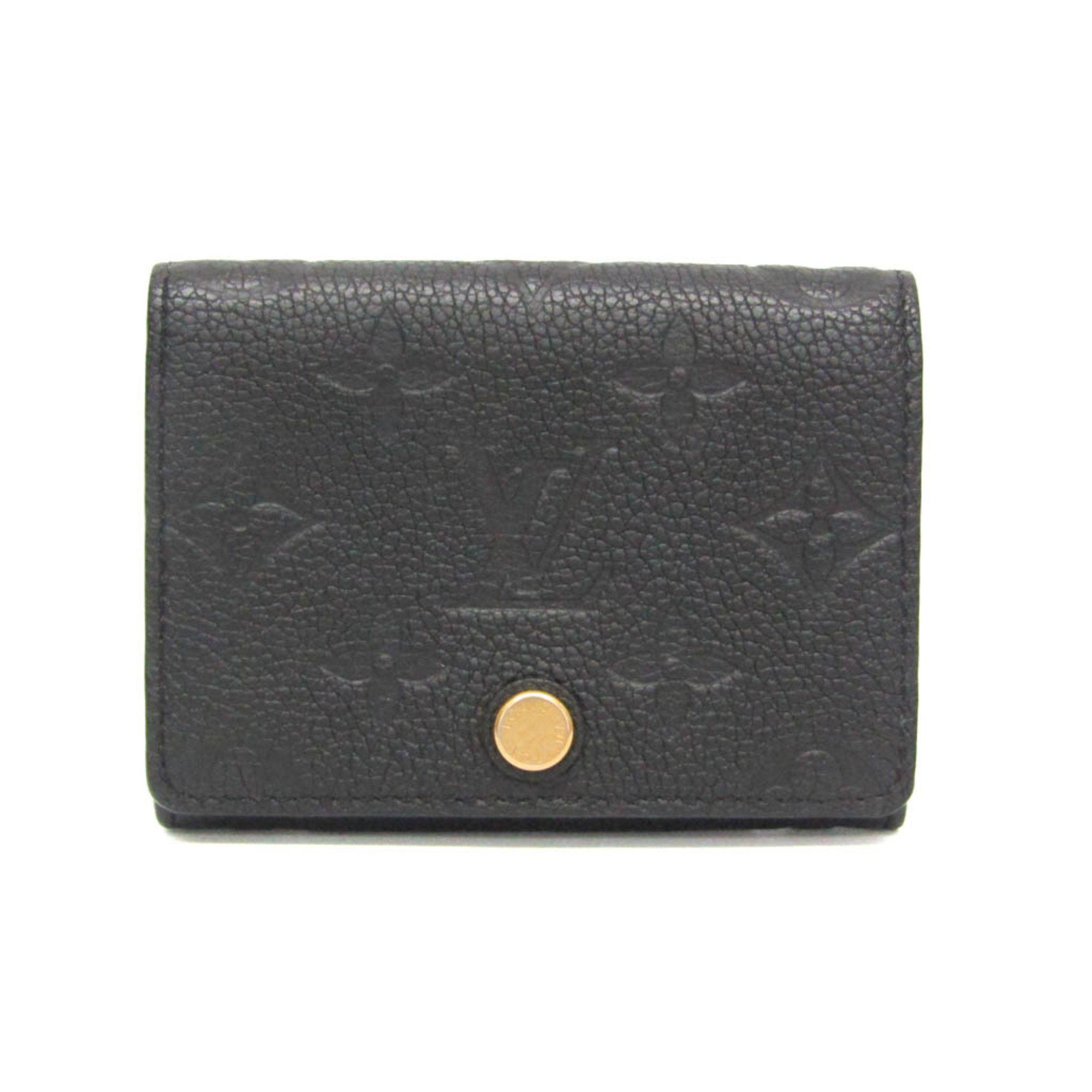 Louis Vuitton Monogram Empreinte Business Card Holder M58456 Monogram Empreinte Card Case Noir