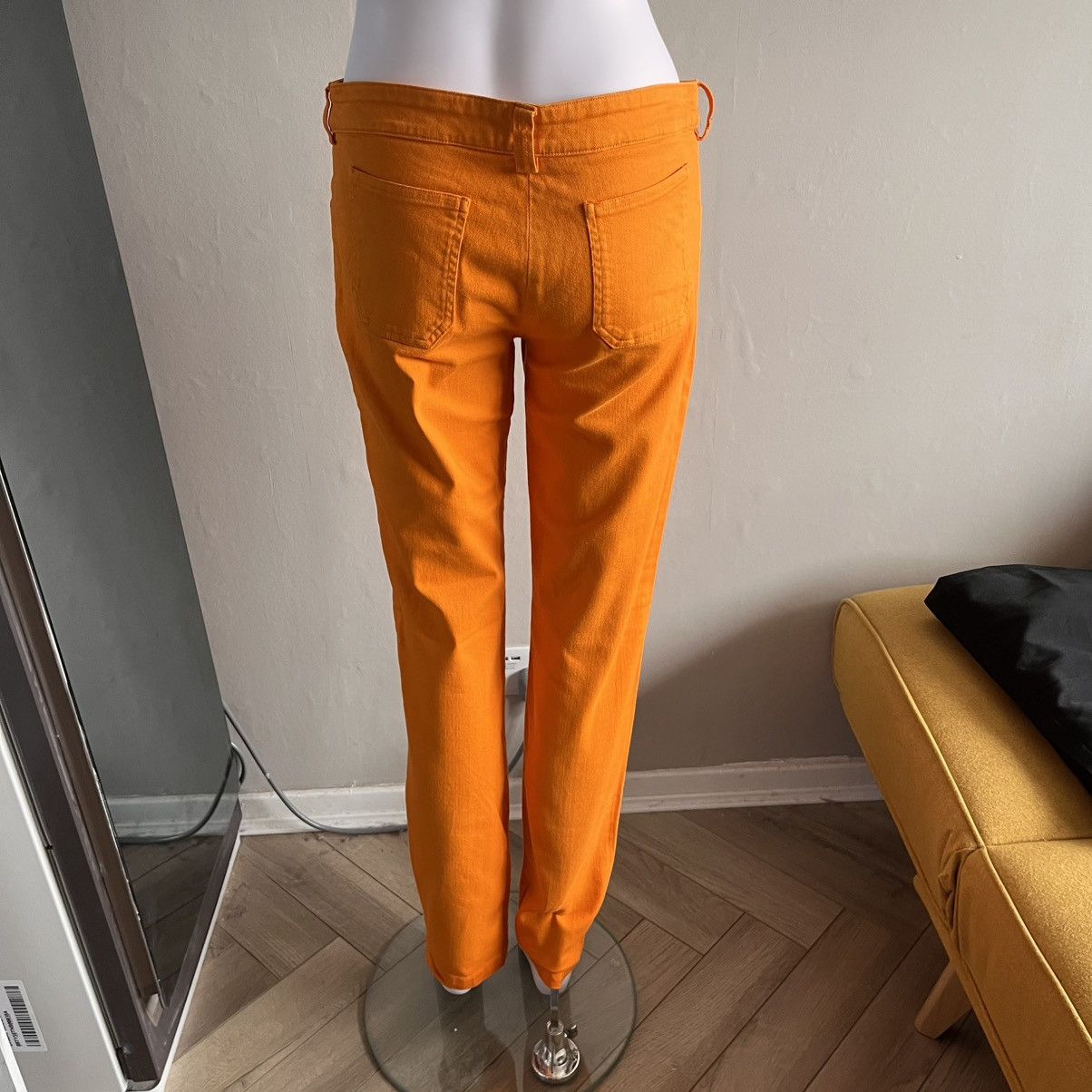 Balenciaga Balenciaga SS10 RTW Orange Jeans by Nicolas Ghesquière Size 28" / US 6 / IT 42 - 7 Thumbnail