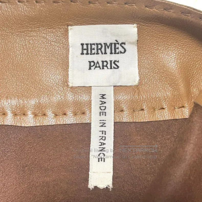Hermes Hermes Leather Sheepskin Skirt Size 27" / US 4 / IT 40 - 7 Thumbnail