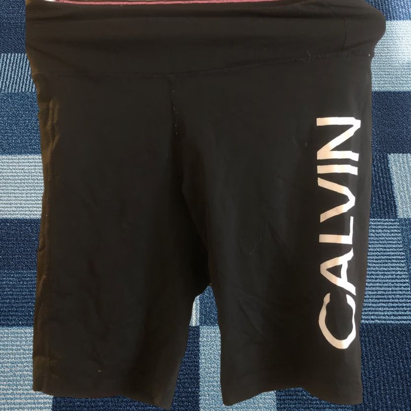 Calvin Klein Calvin Klein Womens Shorts Athletic High Waist Pockets Black M Slim Casual Activewear Size 32" / US 10 / IT 46 - 1 Thumbnail