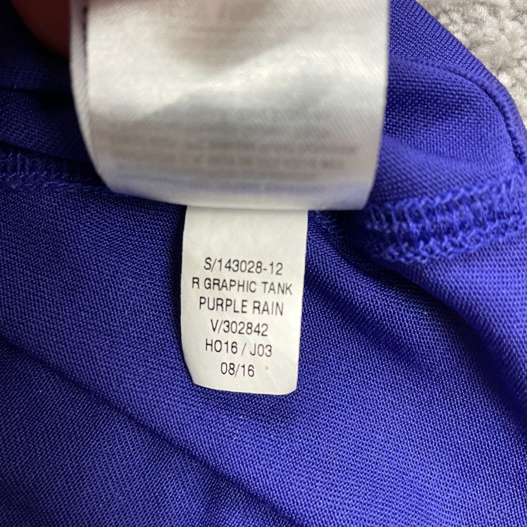 Old Navy Old Navy Active Go Dry Womens Tank Top Small Blue Racer Back Sports Graphic Size S / US 4 / IT 40 - 7 Thumbnail