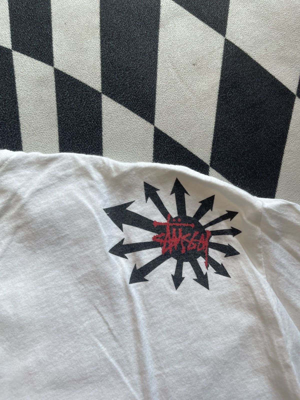 Stussy Stussy Sk8 Heads Skull Graphic Tee White XL Size US XL / EU 56 / 4 - 7 Thumbnail
