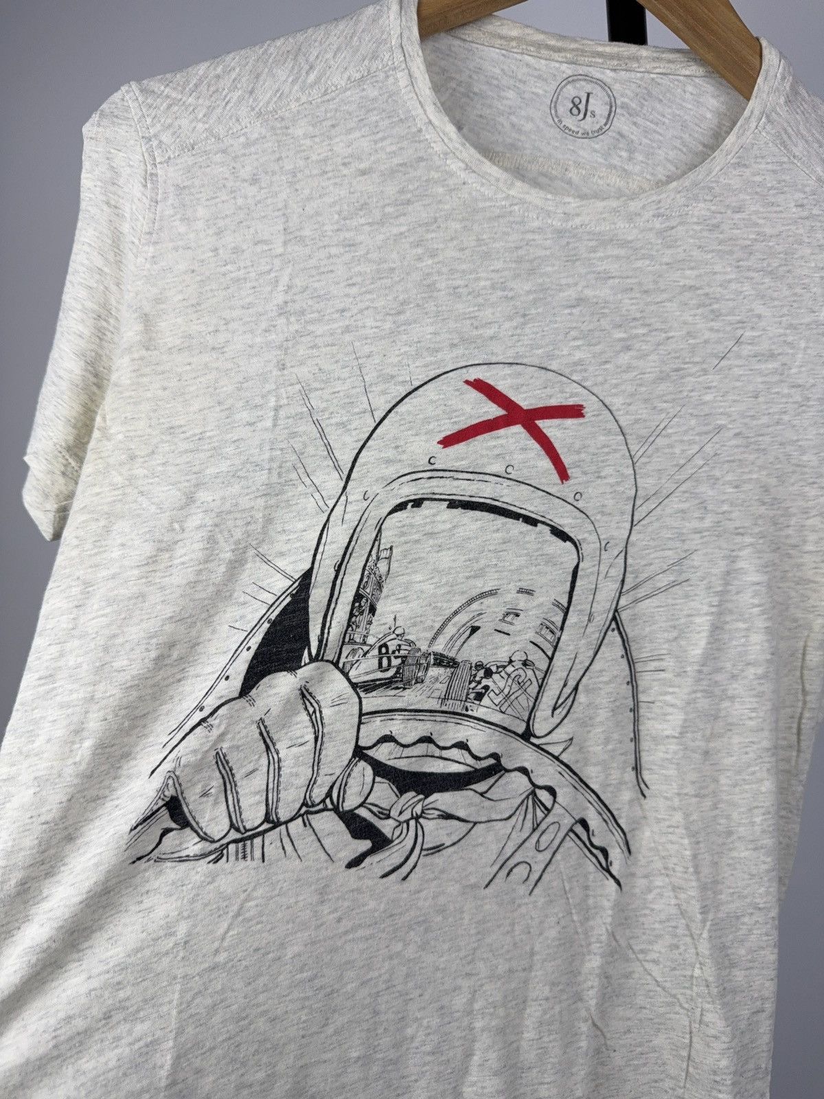 Vintage 8Js x Michel Vaillant Racing Driver Graphic Tee S Size US S / EU 44-46 / 1 - 3 Thumbnail