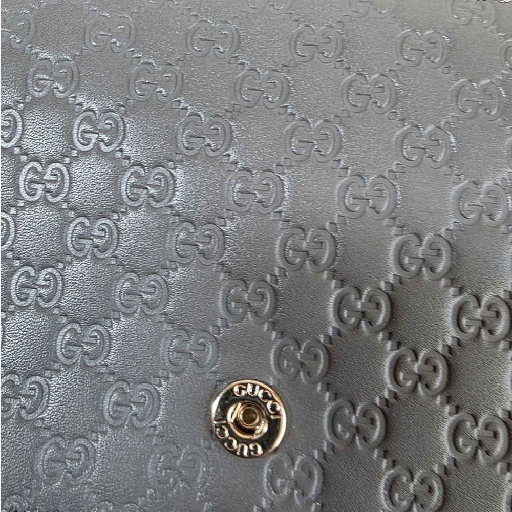 Gucci Gucci Wallet Crossbody Micro GG Grey Size ONE SIZE - 2 Thumbnail