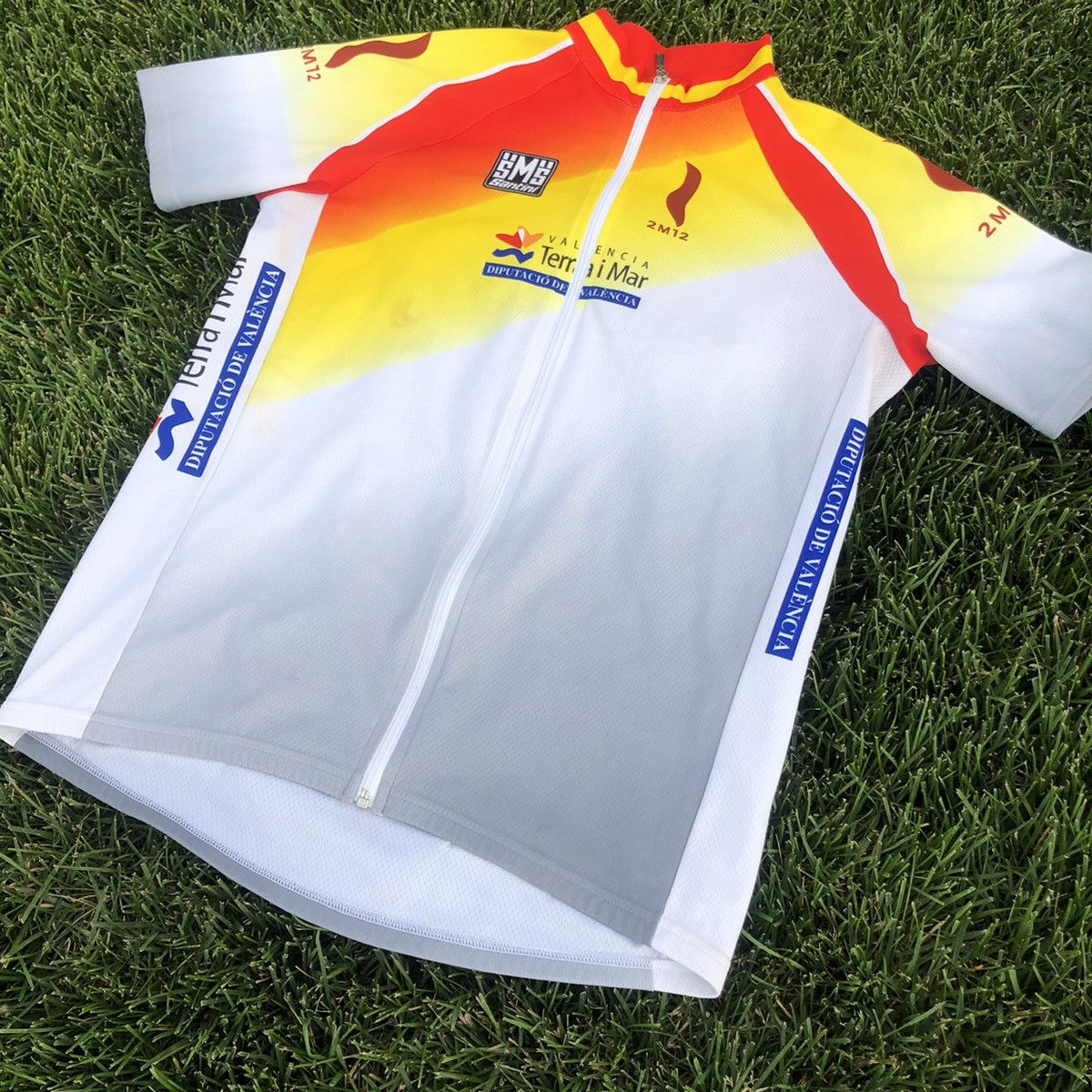 Vintage Spain Valencia Santini Radtrikot Bike Rad Cycling jersey Size US XXL / EU 58 / 5 - 2 Thumbnail