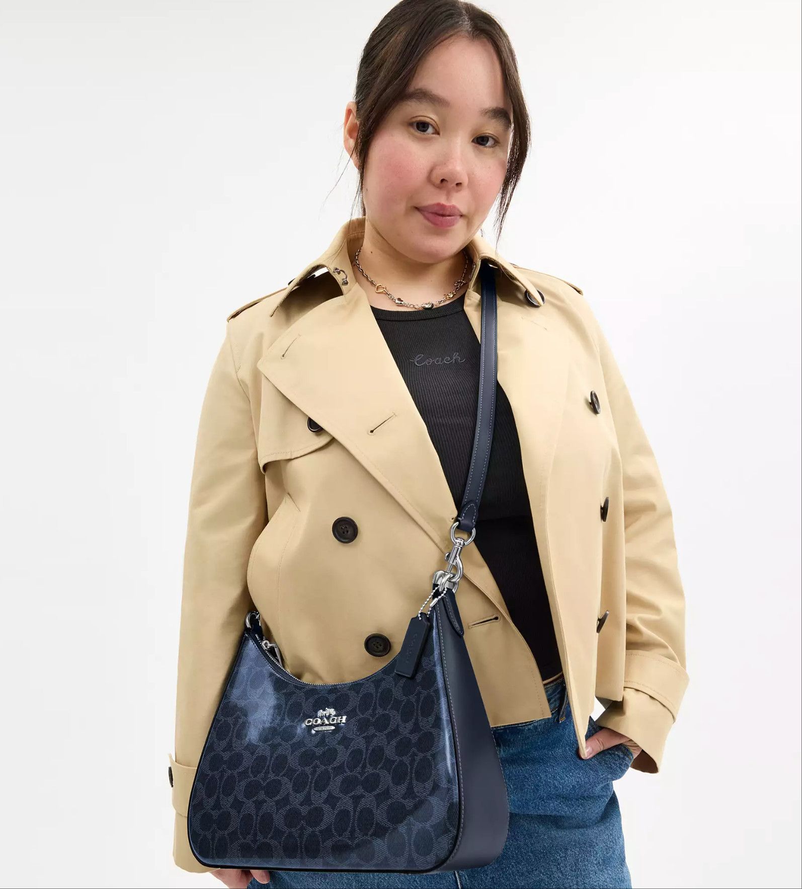 Coach Teri Hobo Bag In Signature Canvas CAK28 Size ONE SIZE - 13 Thumbnail