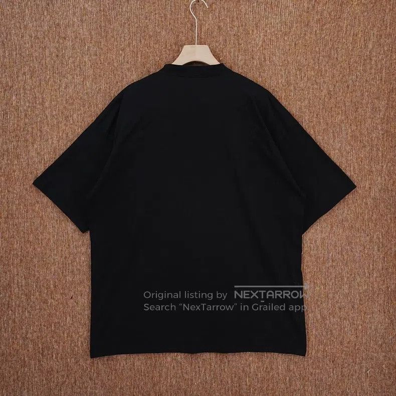 Balenciaga Balenciaga Black XL print label short-sleeve Size US S / EU 44-46 / 1 - 2 Thumbnail