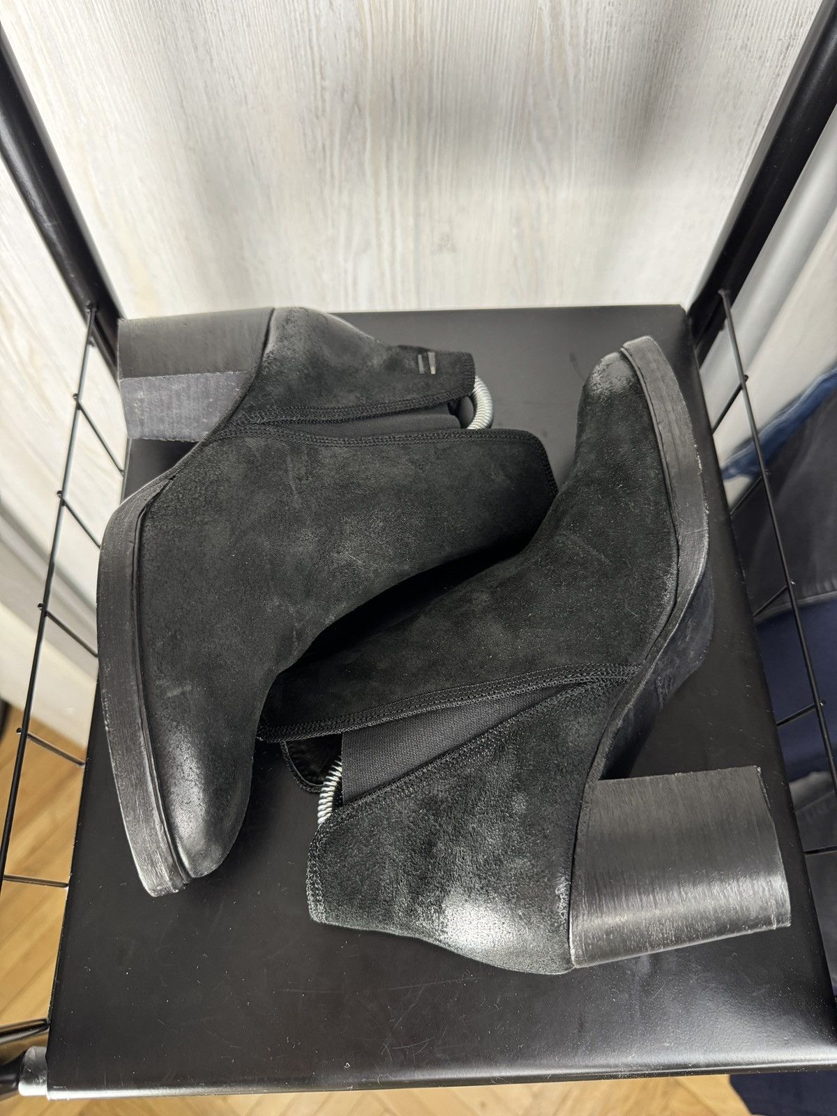 The Last Conspiracy The Last Conspiracy AASE WAXED SUEDE BLACK Ankle Boots sz 39 Size US 9 / IT 39 - 8 Thumbnail