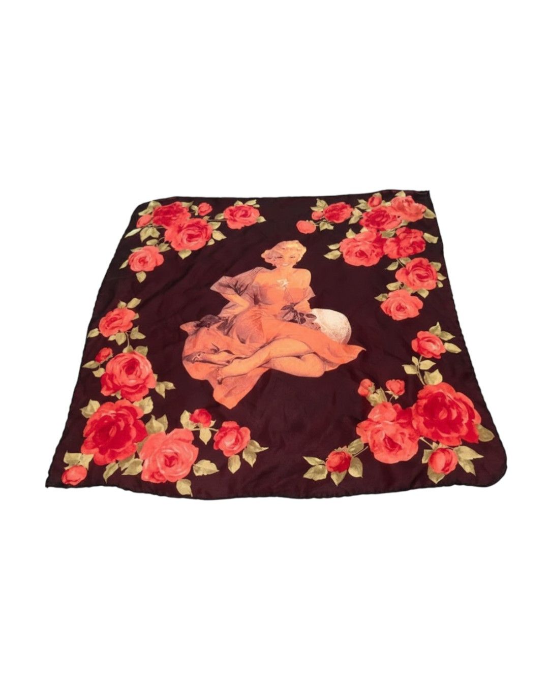 Dolce & Gabbana PIN UP PRINTED SILK SCARF Size ONE SIZE - 2 Thumbnail