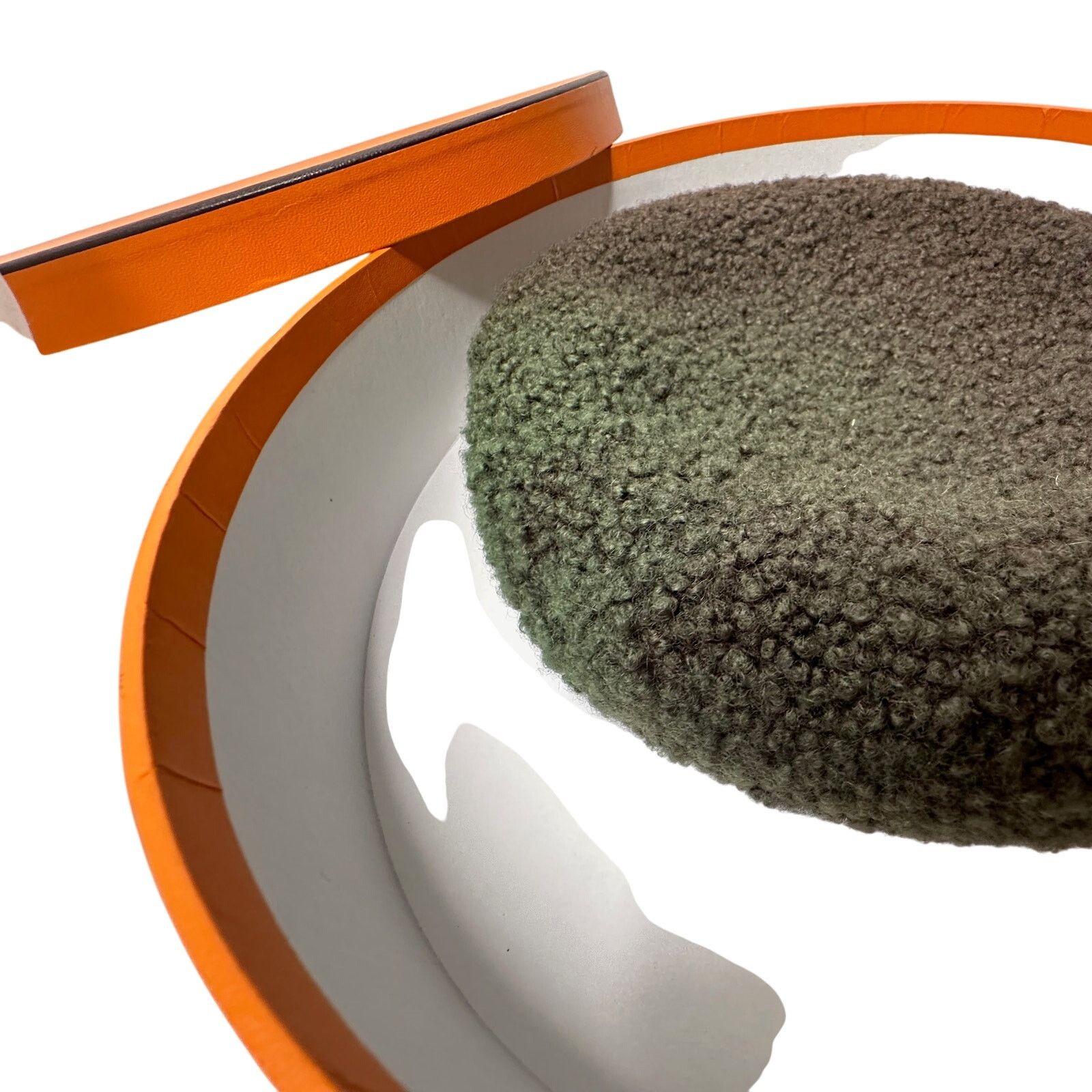 Hermes Hermes Mouton Brown Beret with Box Size 55 Size ONE SIZE - 12 Thumbnail