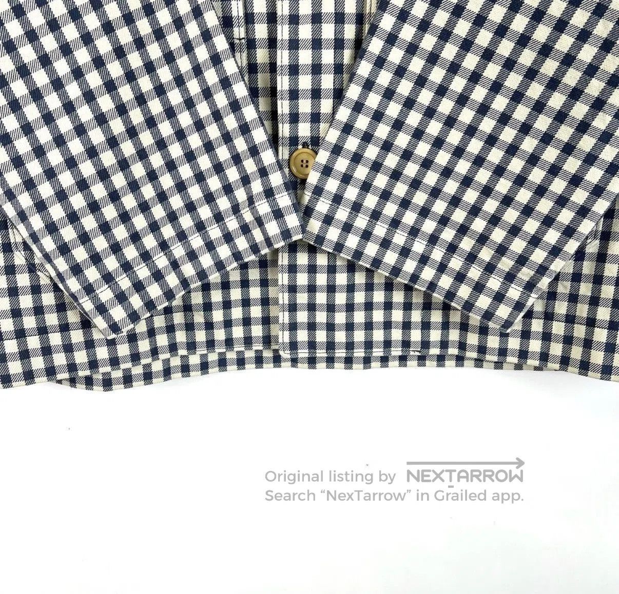 Gucci Black Checkered Long Sleeve Button-Up Shirt. Size US S / EU 44-46 / 1 - 5 Thumbnail