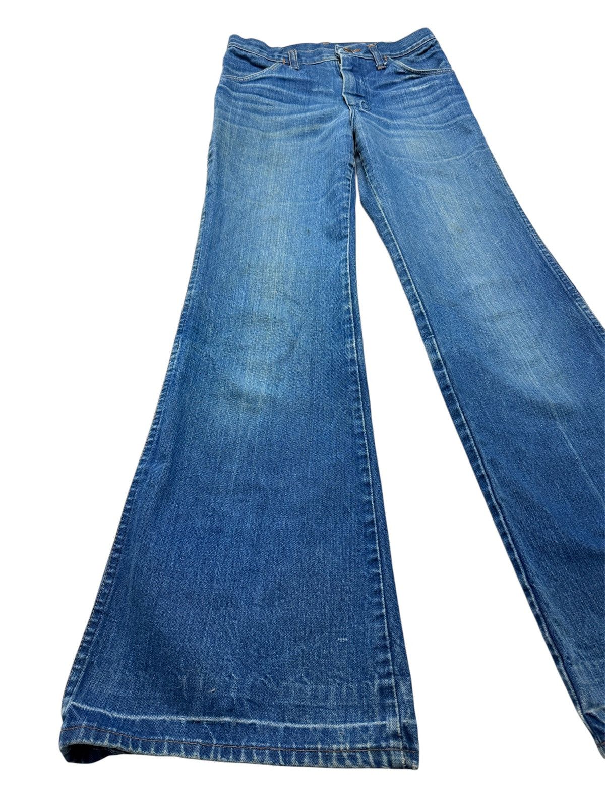 Vintage Vintage 1970’s Women’s Wrangler WFL - 101 Bell Bottom Jeans Size 28" / US 6 / IT 42 - 3 Thumbnail