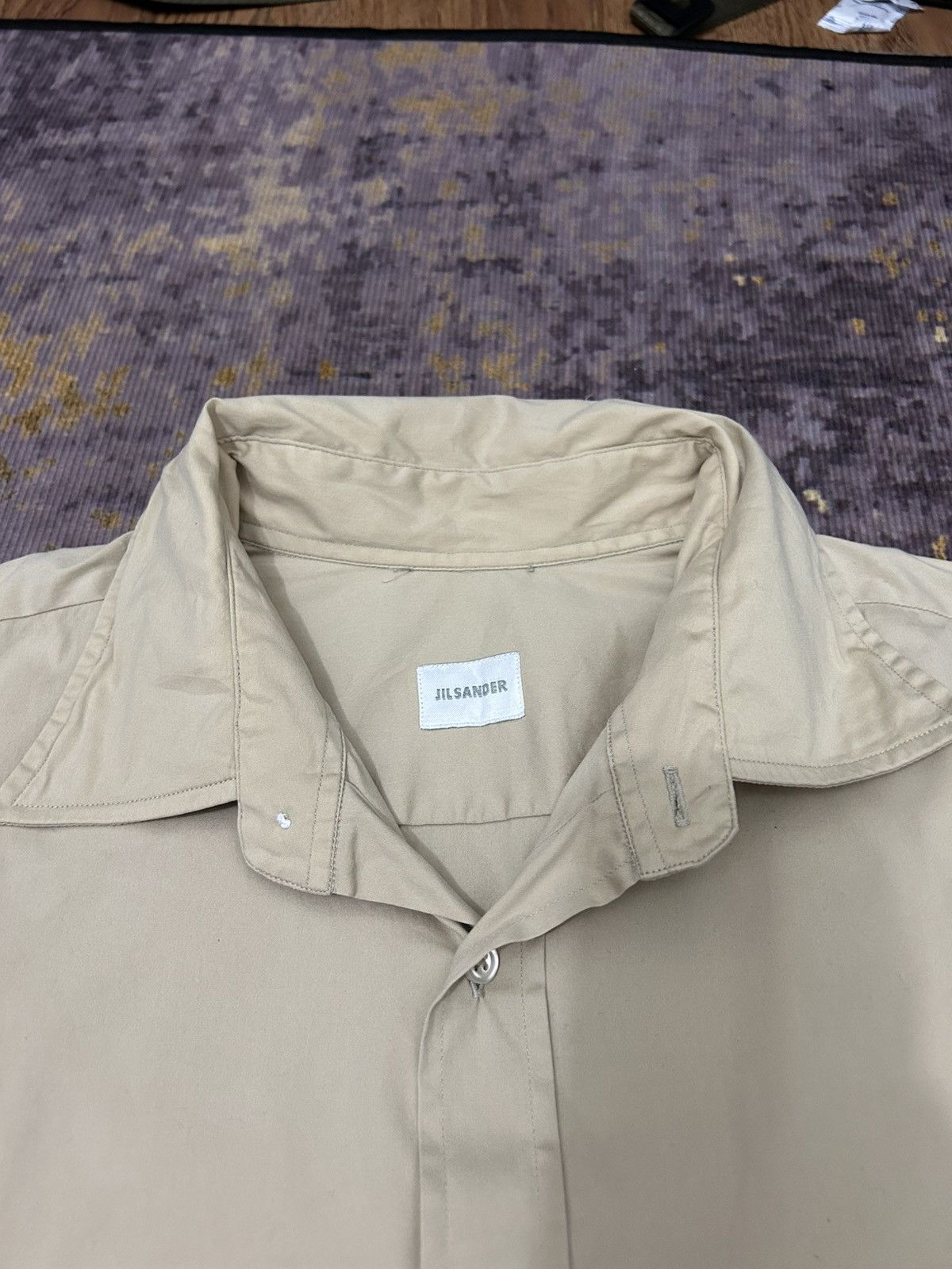 Jil Sander Jil Sander Tailor Made Button Shirt Size US L / EU 52-54 / 3 - 8 Thumbnail
