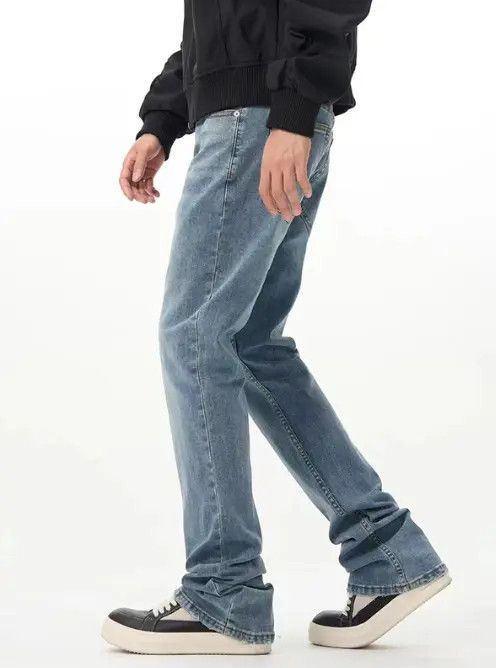 VIBE Men's American retro classic distressed washed jeans Size US 32 / EU 48 - 4 Thumbnail