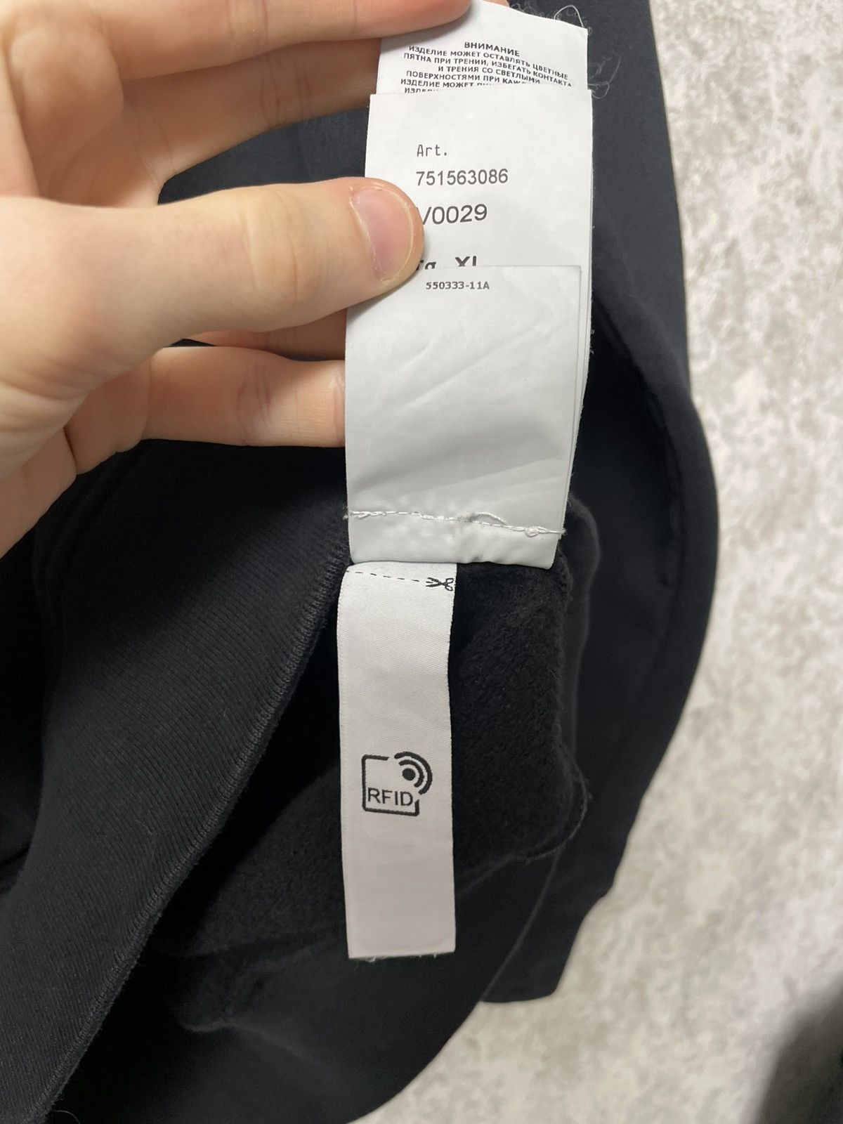 Stone Island Stone Island Big Logo Print Black Sweatshirt Crewneck Size US XL / EU 56 / 4 - 20 Thumbnail