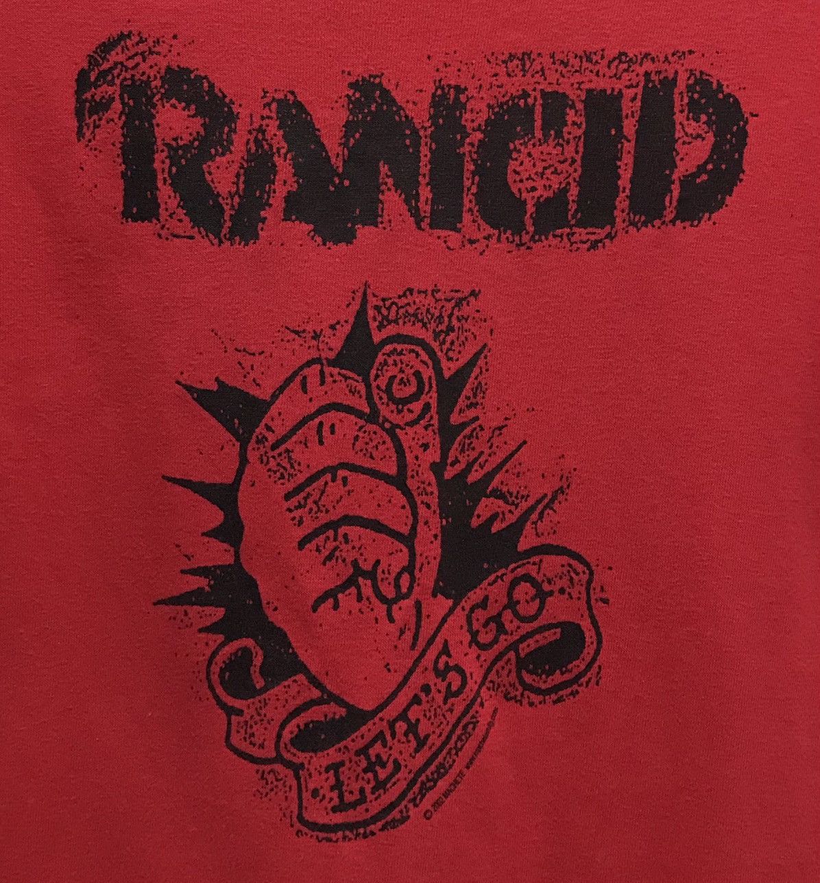 Anvil × Band Tees × Vintage Vintage Anvil RANCID Let’s Go 2002 Machete Shirt Size US S / EU 44-46 / 1 - 3 Thumbnail