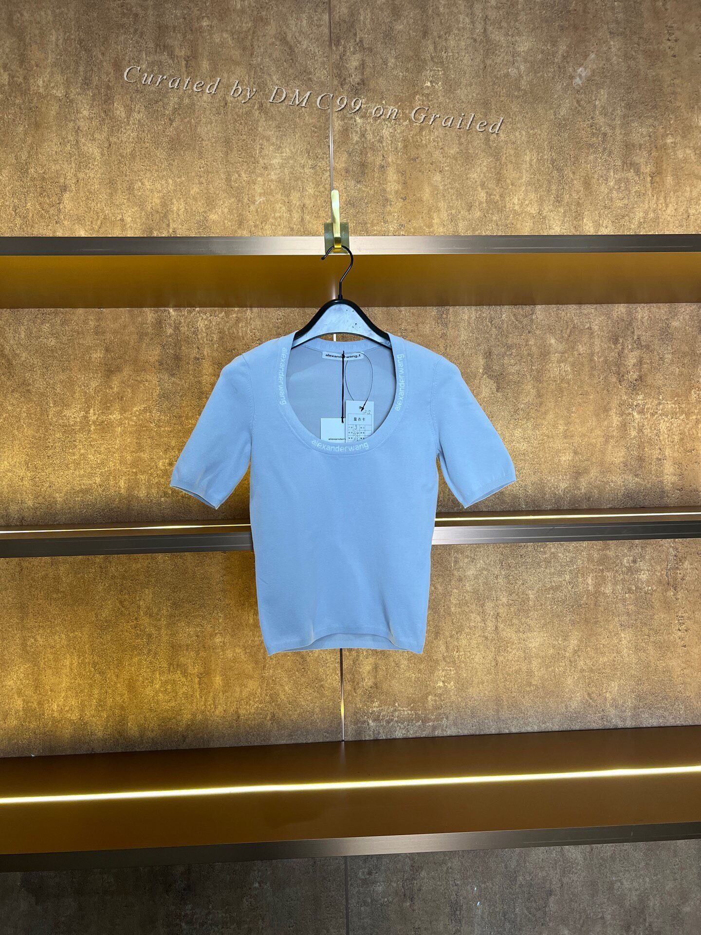 Alexander Wang Alexander Wang Tight Short-Sleeve Top Size S / US 4 / IT 40 - 1 Thumbnail