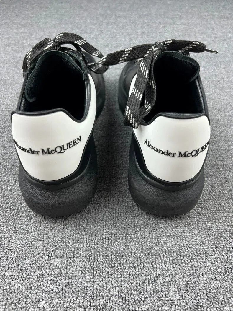 Alexander McQueen McQueen Black Leather Casual Sneakers. Size US 10.5 / EU 43-44 - 4 Thumbnail