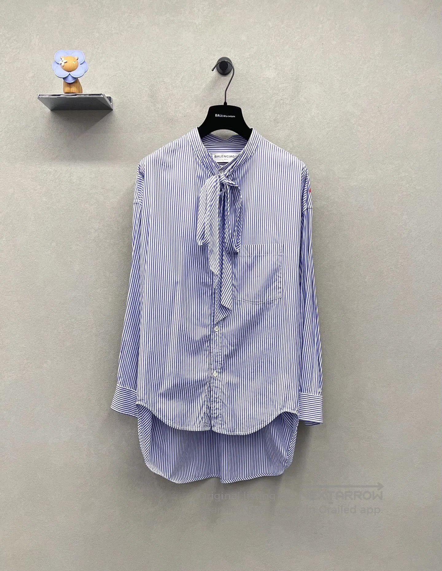 Balenciaga Balenciaga Blue Striped Shirt. Size US M / EU 48-50 / 2 - 1 Thumbnail