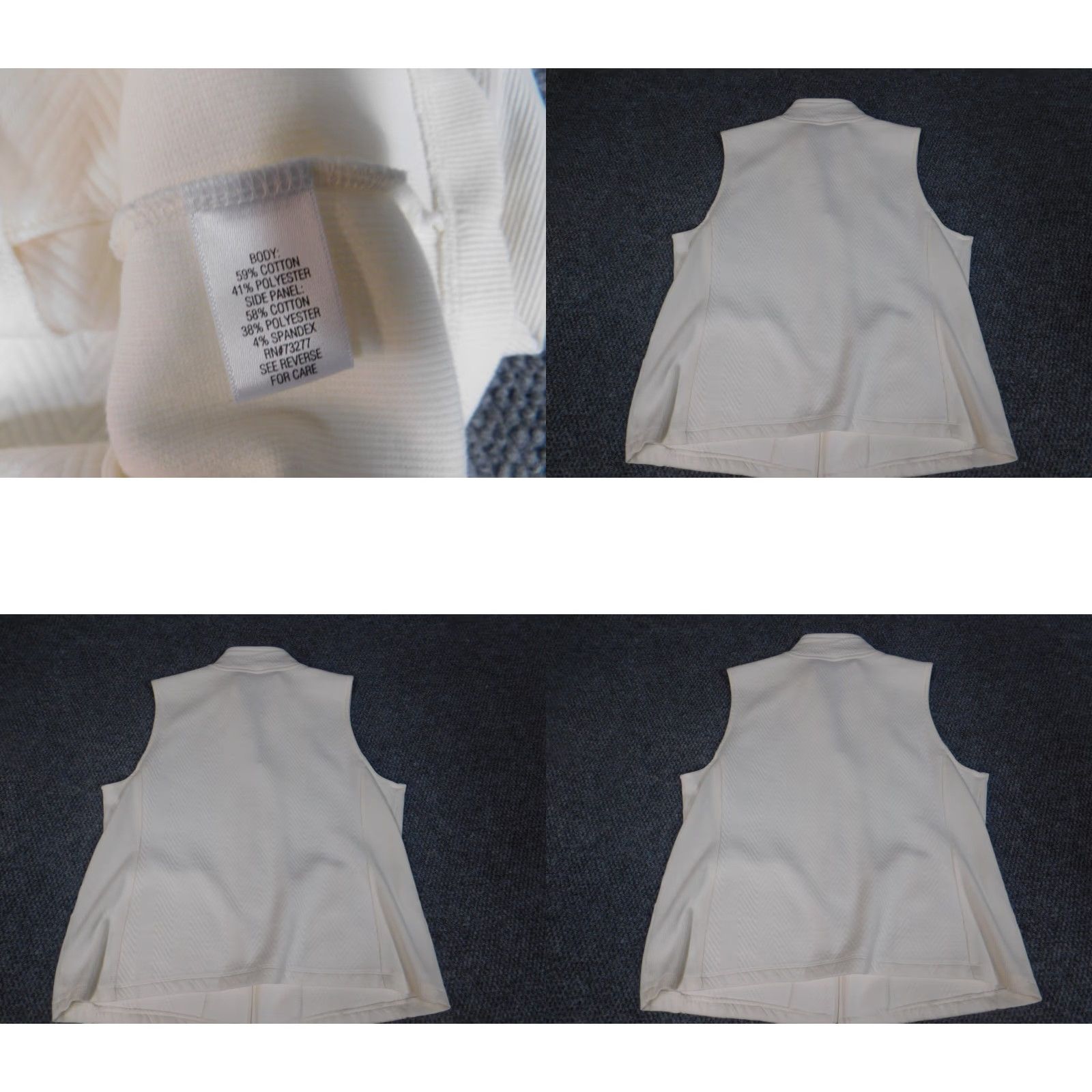 Croft & Barrow Croft & Barrow Womens Vest Large Beige Full Zip Vest Beige Long Sleeve Peanuts Pattern Regular Fit Casual Jacket Woman Mens? Size L / US 10 / IT 46 - 8 Thumbnail