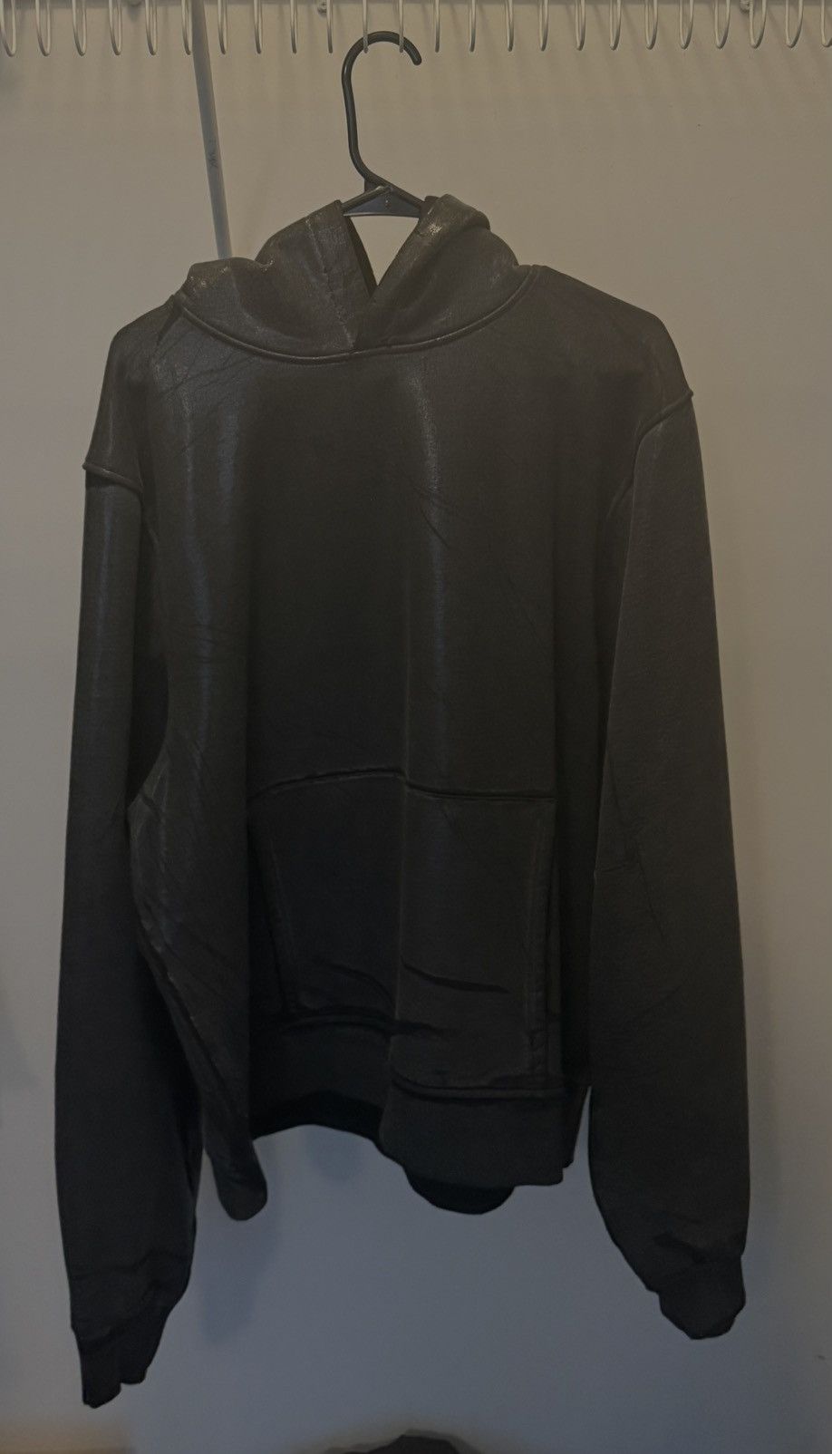 Racer worldwide shoulder pad hoodie waxed