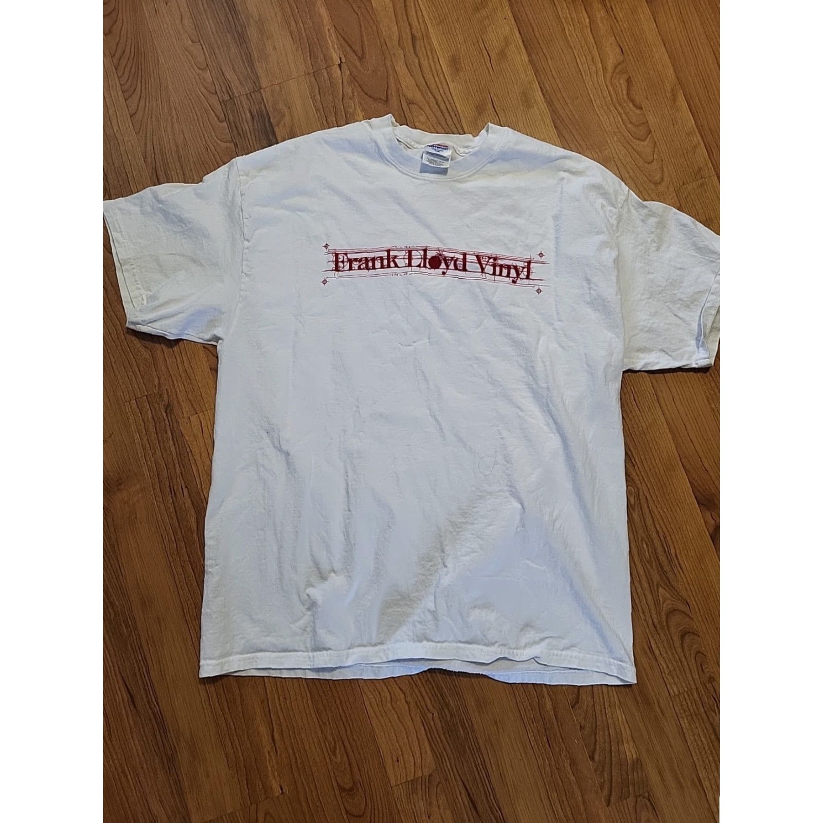 Hanes VINTAGE Hanes T shirt Rock n Roll XL White 2000s Men Graphic Tee Crew Neck Short Sleeve Vinyl Frank Lloyd Wright Size US XL / EU 56 / 4 - 2 Thumbnail