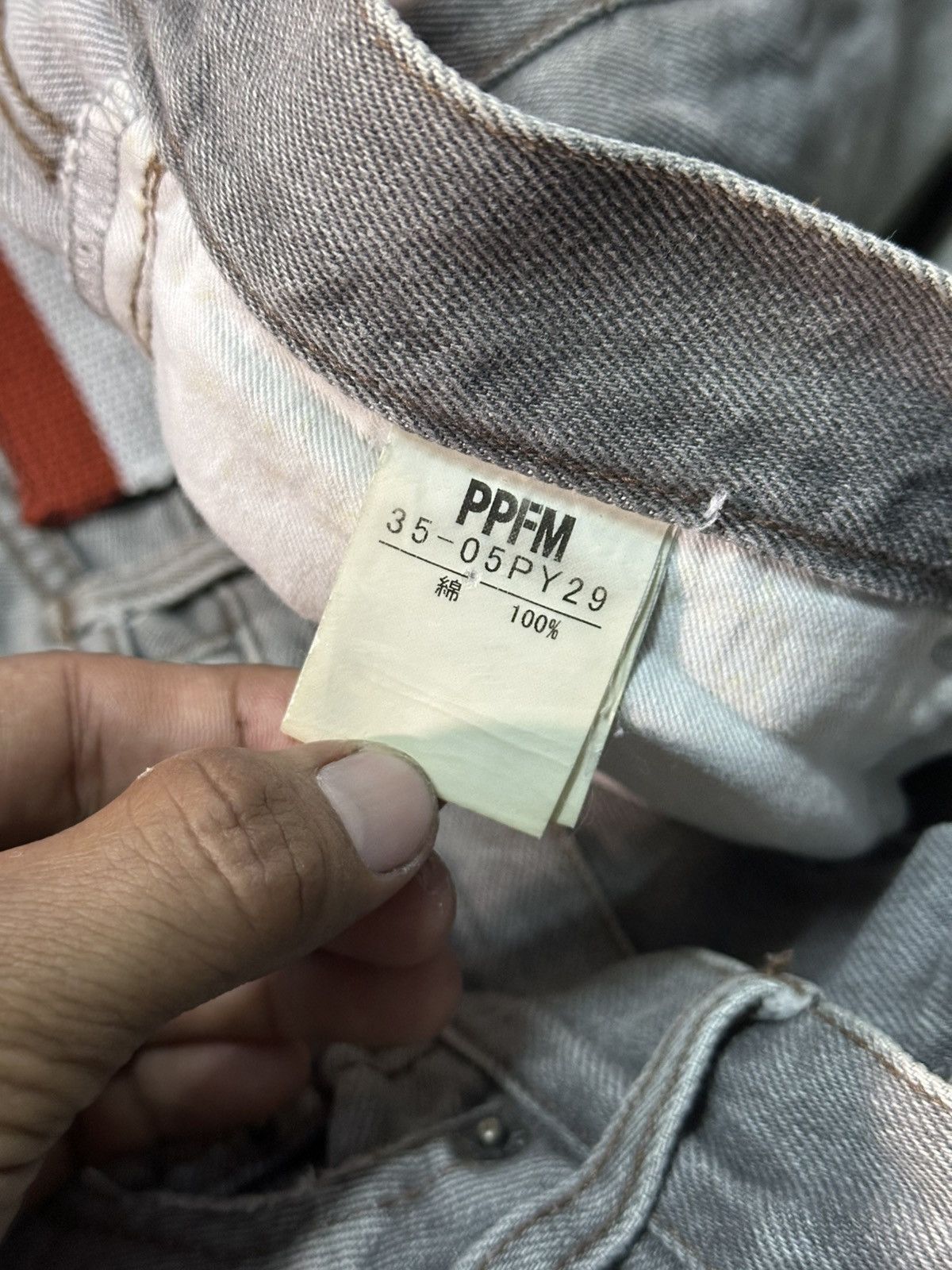 Le Grande Bleu (L.G.B.) Ppfm Distress Denim. Size US 32 / EU 48 - 11 Thumbnail